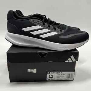 NIB Men’s Black Adidas Run Falcon 5 Running Shoe Sneakers Athletic Footwear